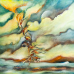 The Fall30" x 42"
