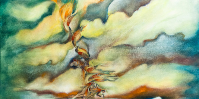 The Fall30" x 42"